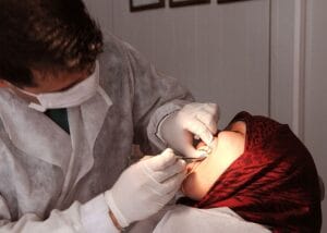 dentist at work
